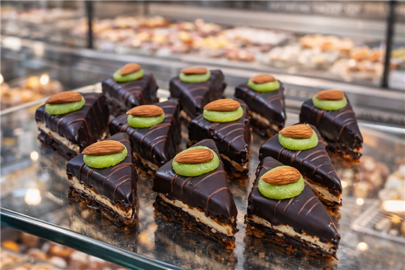 Tapas pistacie trekant (minimum 10 stk)
