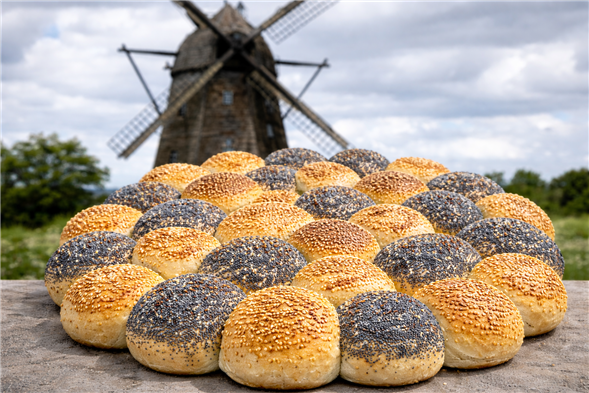 møllehjul baguettedej