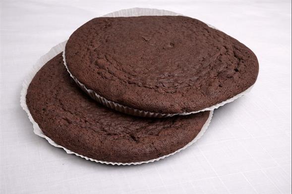 Lagkagebunde choko (2stk)